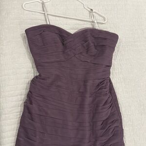 NWOT Monique Lhuillier purple mermaid dress Size 14